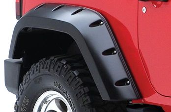 Jeep Wrangler Bushwacker Pocket-Style Rückseite Fender Flares Gesetzt