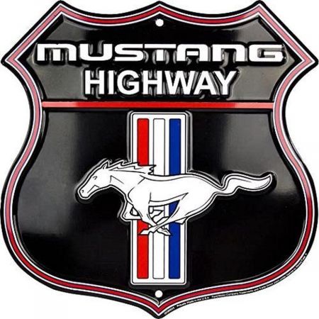 MUSTANG HIGHWAY SHIELD